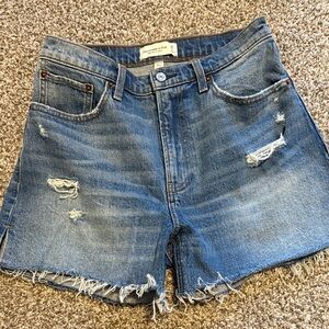 Abercrombie & Fitch Light Blue Jean Shorts